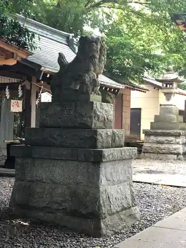 南沢氷川神社の狛犬