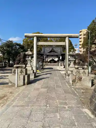 廣瀬神社の鳥居