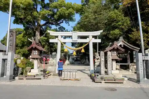 都波岐奈加等神社の鳥居