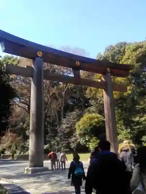 明治神宮の鳥居