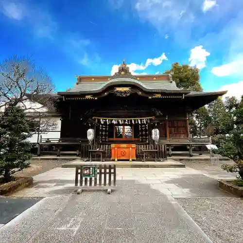 阿豆佐味天神社 立川水天宮の本殿・本堂