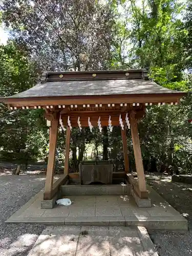 谷保天満宮の手水舎