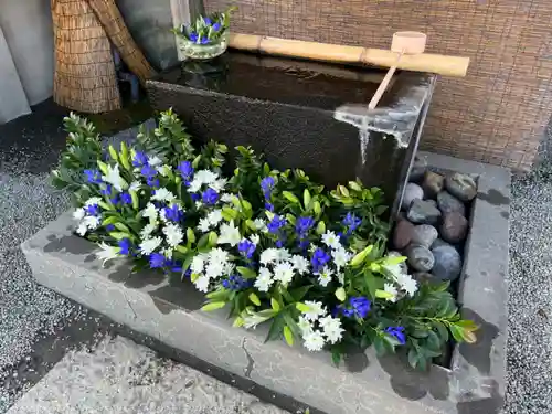 上尾御嶽神社の手水