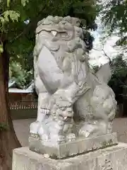 岩槻久伊豆神社の狛犬