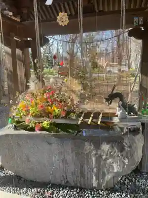 彌彦神社　(伊夜日子神社)の手水舎