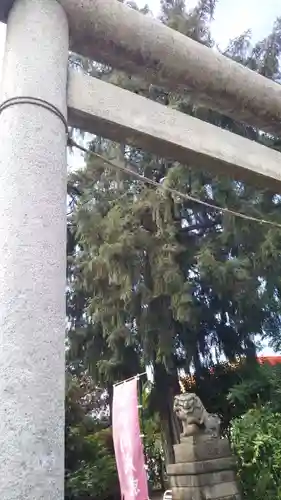 生出塚神社の鳥居