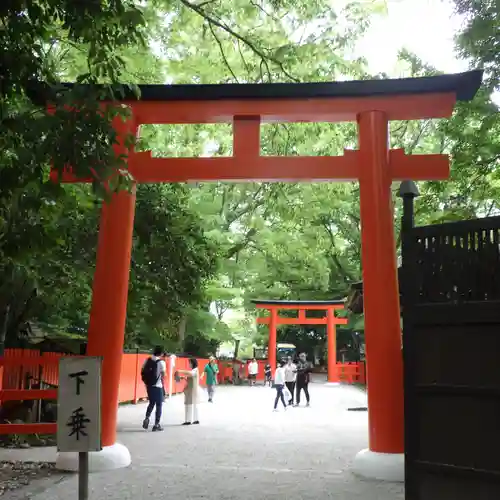 賀茂御祖神社（下鴨神社）の鳥居