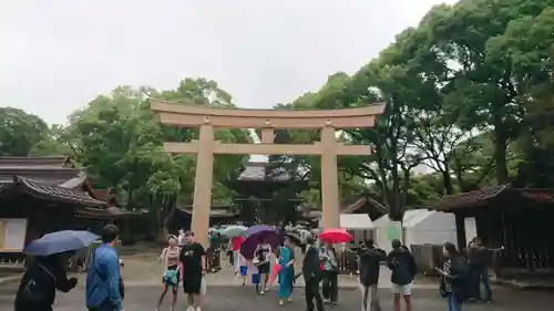 明治神宮の鳥居