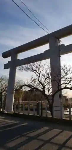 息栖神社の鳥居