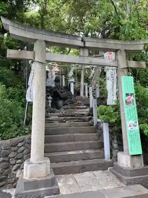 多摩川浅間神社の鳥居