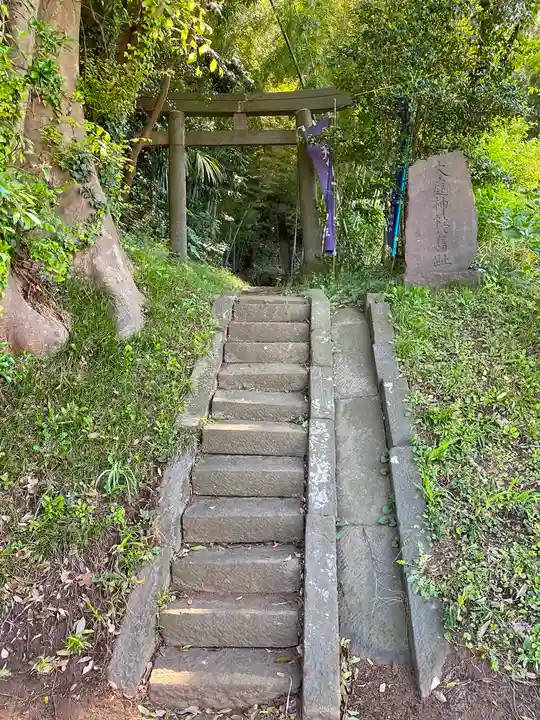 熊野神社(大庭神社舊趾)の鳥居