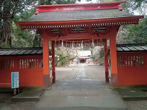 息栖神社の山門