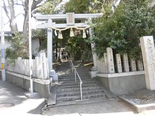 友呂岐神社の鳥居