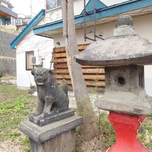 能島水天宮の狛犬