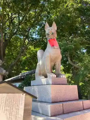 海山道神社の狛犬