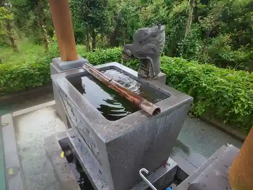 浅間神社の手水