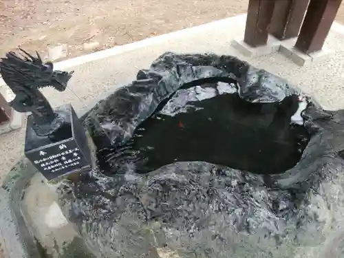 月寒神社の手水