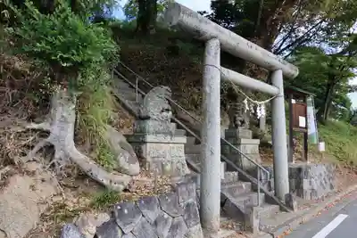 阿久津「田村神社」(郡山市阿久津町)旧社名:伊豆箱根三嶋三社の鳥居