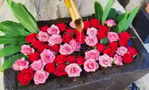 差出磯大嶽山神社 仕事と健康と厄よけの神さまの手水舎(2022年09月30日(金) 16時29分30秒投稿)