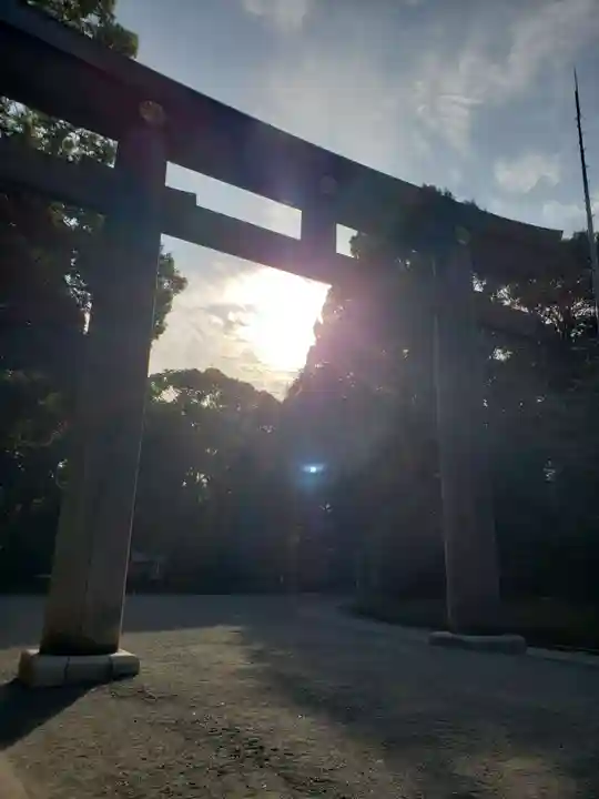 明治神宮の鳥居