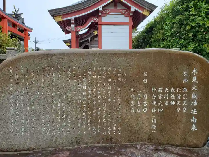 木見大年神社の歴史