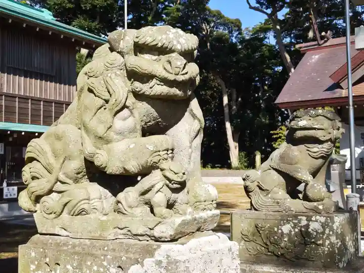 佐波波地祇神社の狛犬