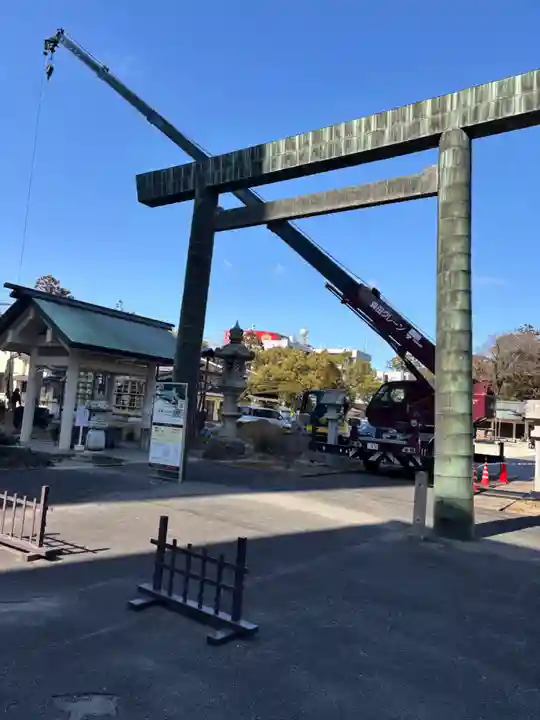 三重縣護國神社の鳥居