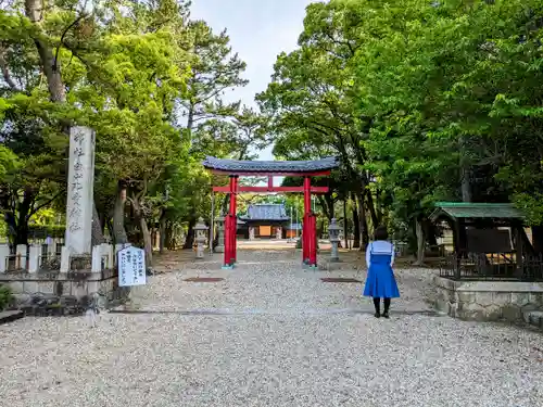 白山比売神社の鳥居