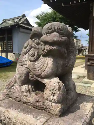 五井若宮八幡神社の狛犬