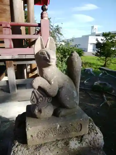 相馬妙見宮　大上川神社の狛犬