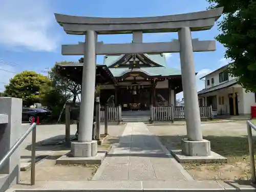 鵜ノ木八幡神社の鳥居