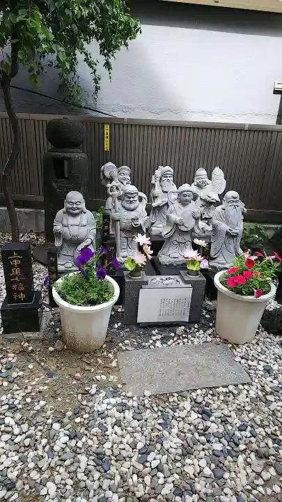 上中里西方不動尊の像