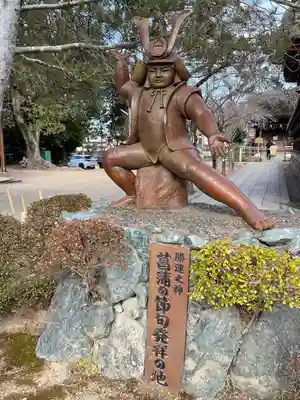 藤森神社の像