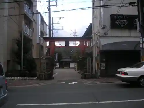 漢國神社の鳥居