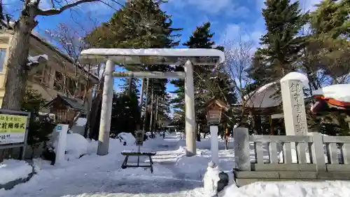 富良野神社の鳥居