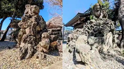 菊田神社の狛犬