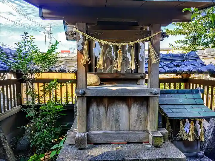 源氏八幡社(源氏島八幡社)の本殿・本堂