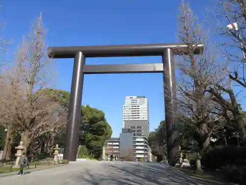 靖國神社の鳥居