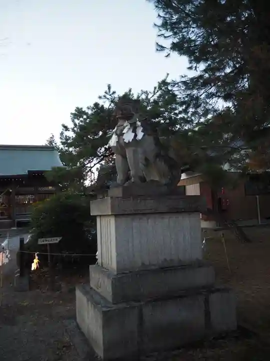 島田八坂神社の狛犬