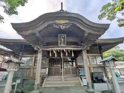 津田八幡神社の本殿・本堂