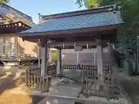 天沼八幡神社の手水舎