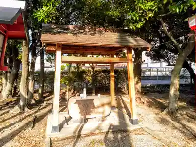 神明社（加福神明社）の手水舎