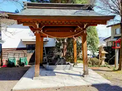 石森稲荷神社の手水舎