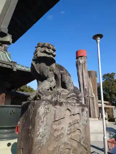 板倉雷電神社の狛犬