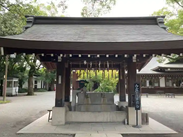 兵庫縣姫路護國神社の手水舎