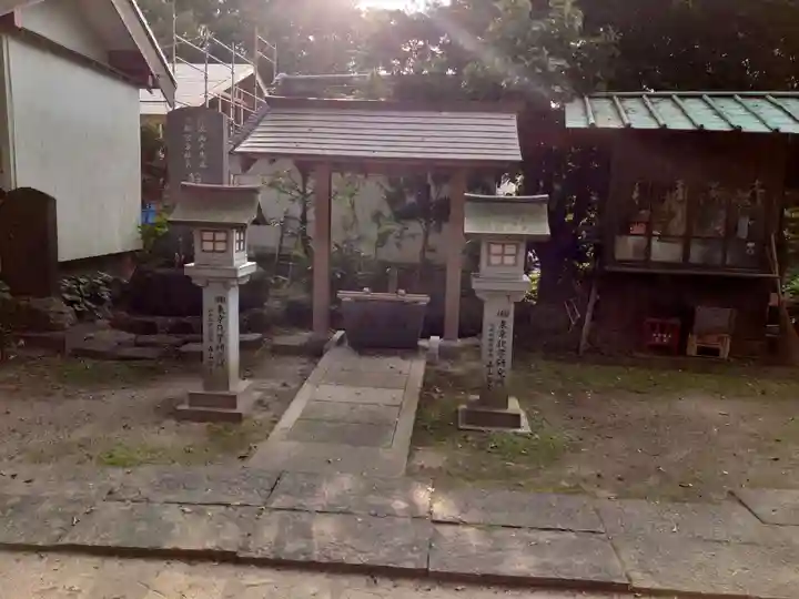 加波山普明神社の手水舎