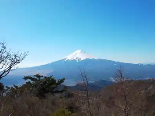 河口浅間神社の景色