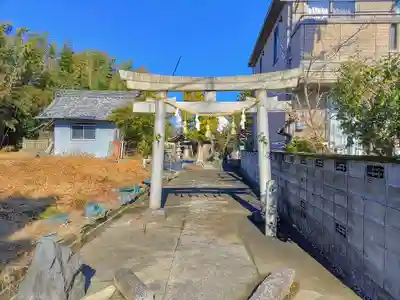 縣神社（萩原町萩原）の鳥居