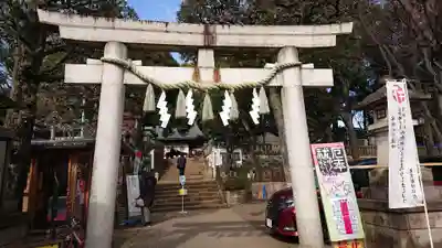 太子堂八幡神社の鳥居