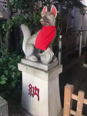 茶ノ木神社の狛犬